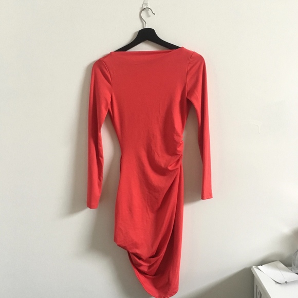 ASOS Red Asymmetric Dress - Picture 2 of 4